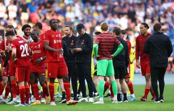 Liverpool še čaka finale lige prvakov. FOTO: Hannah Mckay/ Reuters
