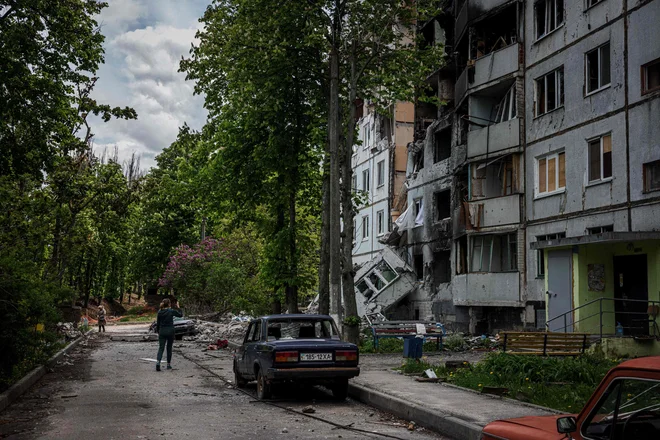 Napadalci so se umaknili iz harkovske regije, zato so se že v nedeljo zvečer branilci pohvalili, da so osvobodili ozemlje vse do ruske meje. FOTO:&nbsp;Dimitar Dilkoff/AFP
