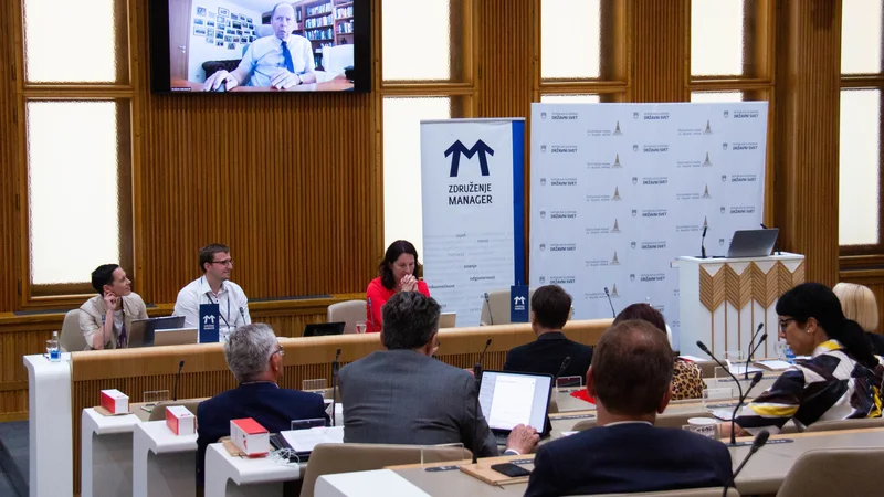 Fotografija: Observatorij Združenja Manager je predstavil 64 ukrepov, ki jih država lahko izvede brez predhodnih sprememb. FOTO: Benjamin Beci/Državni svet