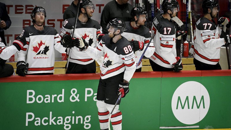 Fotografija: Kanadski hokejisti so vnovič med favoriti. FOTO: Antti Aimo-Koivisto/AFP
