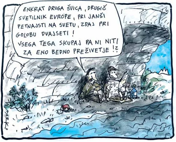 KARIKATURA:&nbsp;Marko Kočevar
