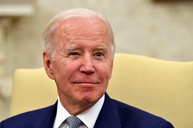 Demokratski predsednik Joe Biden se mora bati gospodarskih težav. Foto Nicholas Kamm/Afp
