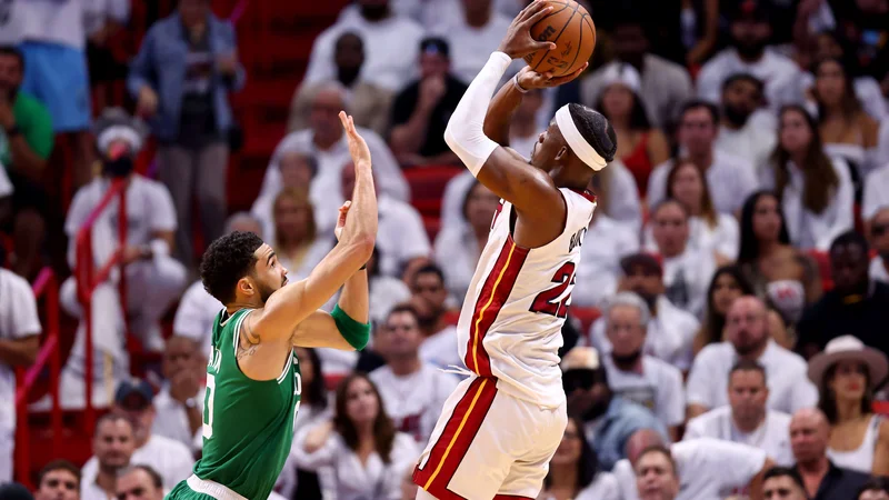 Fotografija: Jimmy Butler je bil prvo ime finala številka 1. FOTO: Michael Reaves/AFP