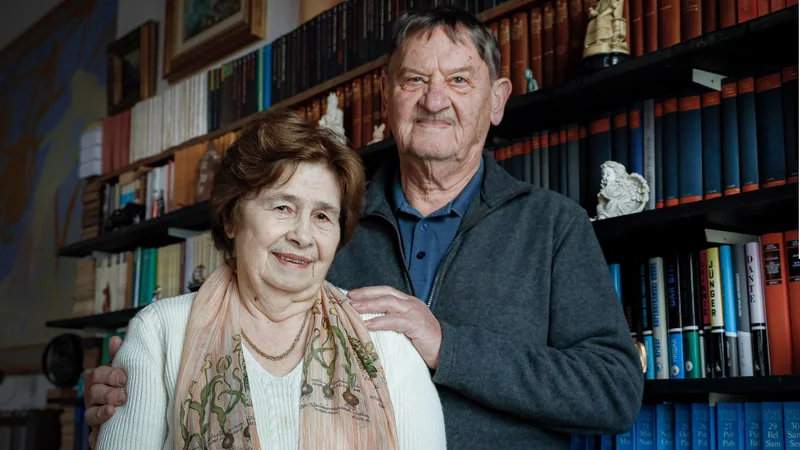 Fotografija: Spomenka in Tine Hribar. FOTO: Jože Suhadolnik, Delo