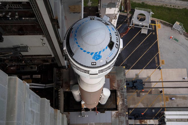 Boeingov CST-100 starliner bodo izstrelili z raketo atlas 5. FOTO: Aubrey Gemignani/Nasa/AFP
