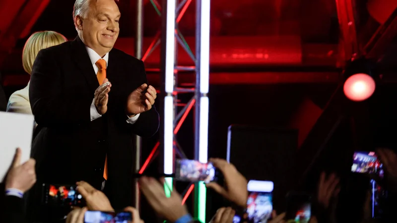 Fotografija: Madžarski premier Viktor Orbán je gostitelj in glavni zvezdnik Ameriške konference konservativne politične akcije (CPAC). FOTO: Leonhard Foeger/Reuters