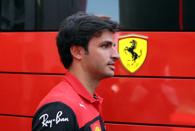 Carlos Sainz lovi prvo zmago v F1. FOTO: Nacho Doce/Reuters
