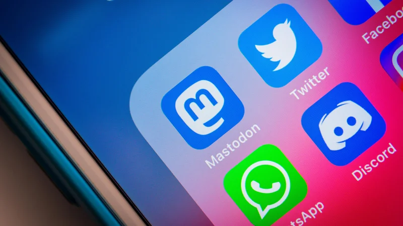 Fotografija: Na prvi pogled je mastodon precej podoben twitterju: na strani se pojavljajo kratke objave različnih oseb, ki jim sledimo; lahko jih všečkamo z zvezdico in delimo dalje. A med omrežjema so tudi bistvene razlike. FOTO: Shutterstock