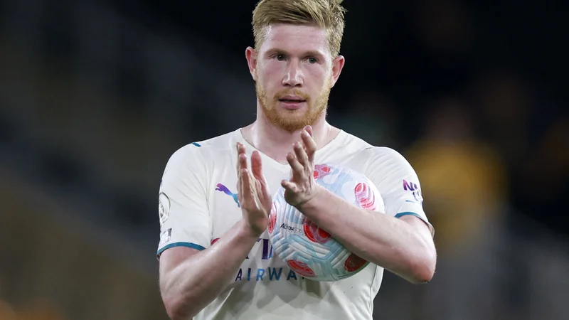 Fotografija: Kevin De Bruyne vsako sezono na Otoku izkazuje svojo kakovost. FOTO: Peter Cziborra/Reuters
