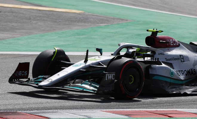 Lewis Hamilton bo začel kot šesti. FOTO: Nacho Doce/Reuters
