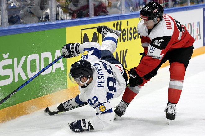 Finska je bila boljša od Avstrije. FOTO: Jussi Nukari/AFP
