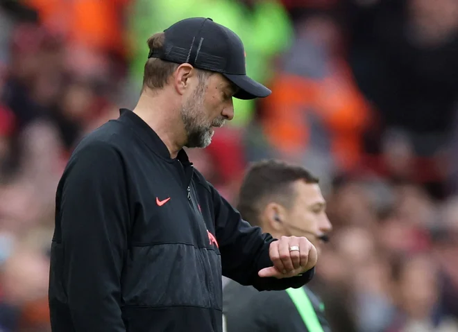 Liverpoolov trener Jürgen Klopp odšteva ure do velikega finala lige prvakov z Realom. FOTO: Phil Noble/Reuters
