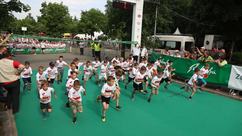 Fotografija: Maraton treh src 2022 za najmlajše. FOTO:Crt Piksi
