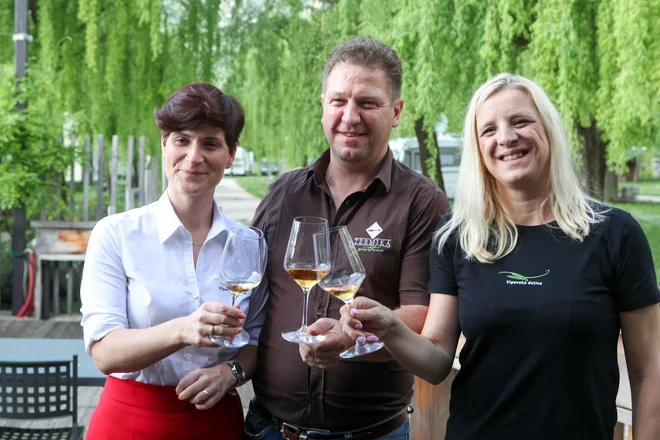 Brigita Habjan Štolfa, Damjan Pregelj in Erika Lojk FOTO: Marko Feist/Slovenske novice
