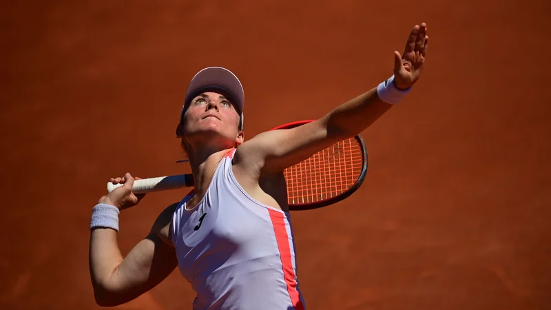 Fotografija: Tamara Zidanšek je gladko opravila s tekmico iz ZDA. FOTO: Martin Bureau/AFP