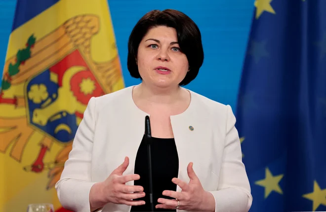 Premierka Moldavije Natalia Gavrilita FOTO: Hannibal Hanschke/Reuters
