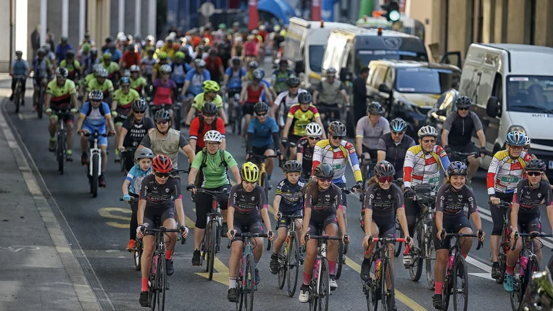 Fotografija: Bliža se praznik za slovenske rekreativne in amaterske kolesarje, maraton Franja. FOTO: Blaž Samec