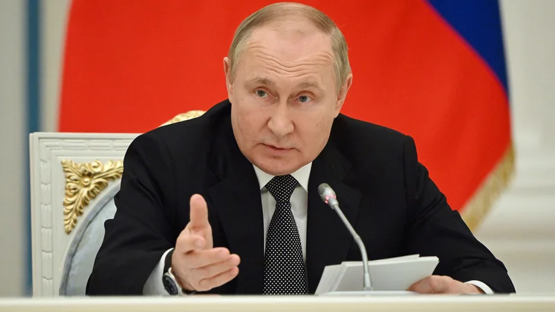 Fotografija: Ruski predsednik Putin. FOTO: Sputnik/Via Reuters