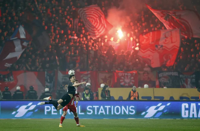 Crvena zvezda se veseli dvojne krone. FOTO: Novak Djurovic/ Reuters

