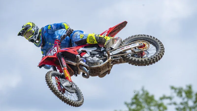 Fotografija: Tim Gajser želi spet visoko poleteti na razpredelnici. FOTO: honda racing team
