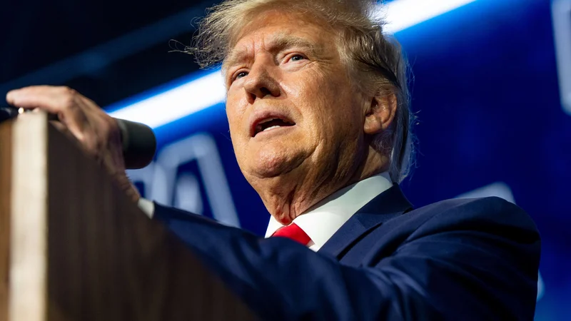 Fotografija: Oborožene varnostne sile in učitelji bi lahko preprečili grozljiva dejanja, je prepričan Donald Trump. FOTO: Brandon Bell/Afp