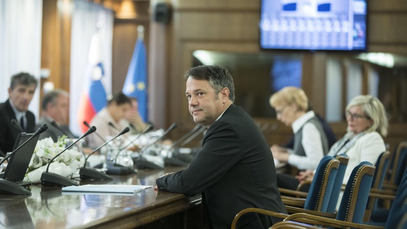 Fotografija: Matej Arčon je dobil podporo matičnega parlamentarnega odbora, da prevzame vodenje službe za Slovence v zamejstvu in po svetu. FOTO: Jure Eržen/Delo
