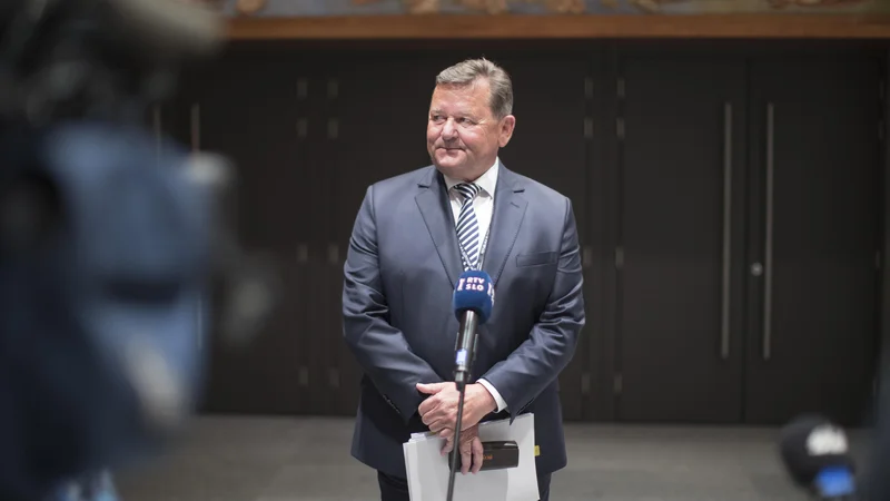 Fotografija: Aleksander Jevšek, kandidat za ministra odgovornega za razvoj in kohezijo, je od leta 2014 župan Muske Sobote, pred tem pa je deloval v policiji. FOTO: Jure Eržen/Delo