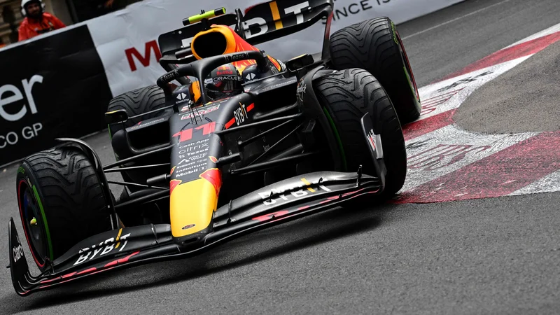 Fotografija: Sergio Perez je bil najhitrejši v Monte Carlu. FOTO: Sebastien Bozon/AFP