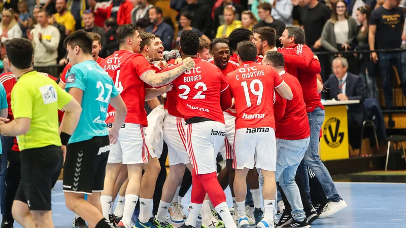 Fotografija: Benfica je v četrtfinalu premagala Gorenje. FOTO: Jan Gregorc/RK Goreje
