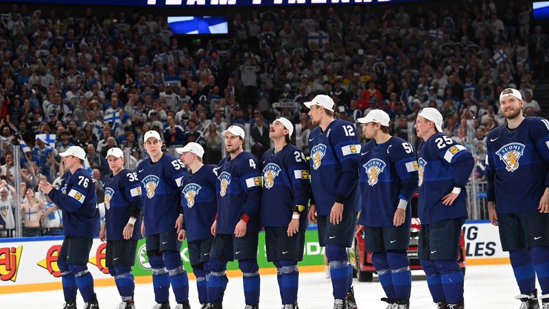 Fotografija: Finsko hokejsko leto 2022 je izjemno. FOTO: Jonathan Nackstrand/AFP
