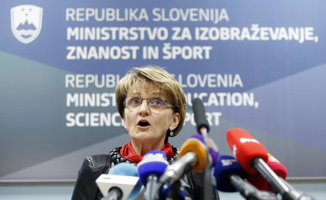Nekdanja ministrica za izobraževanje, znanost in šport v Cerarjevi vladi Stanka Setnikar Cankar je od KPK zahtevala odškodnino in javno opravičilo. FOTO: Matej Družnik/Delo
