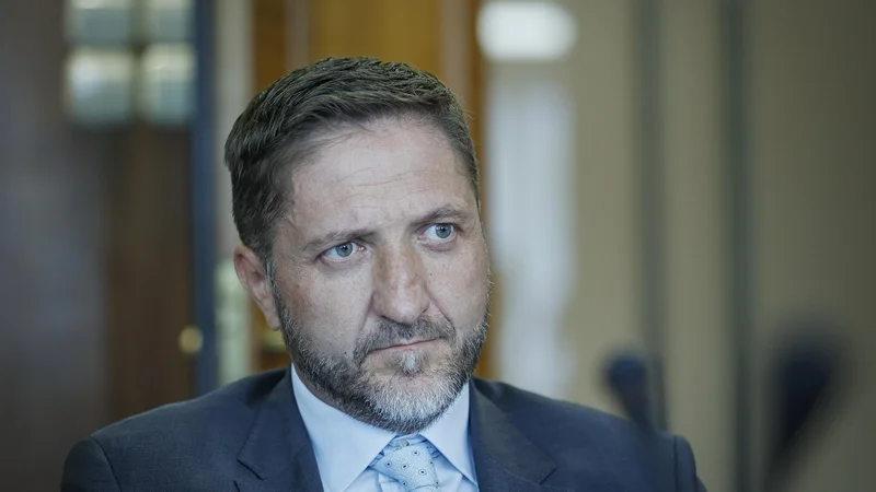 Fotografija: Kandidat za finančnega ministra Klemen Boštjančič. Foto Jože Suhadolnik