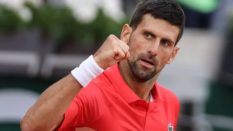 Novak Đoković branil lansko zmago in lovi tretjo lovoriko v Parizu. Foto Thomas Samson/AFP
