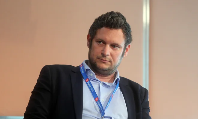 Delova poslovna konferenca Kapitalski trgi 2022. Matija Bitenc. FOTO: Blaž Samec/Delo
