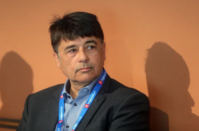 Delova poslovna konferenca Kapitalski trgi 2022. Andrej Božič. FOTO: Blaž Samec/Delo
