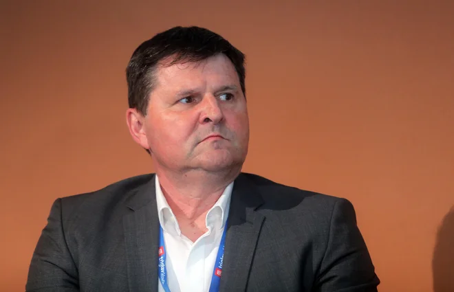 Delova poslovna konferenca Kapitalski trgi 2022. Valter Leben. FOTO: Blaž Samec/Delo
