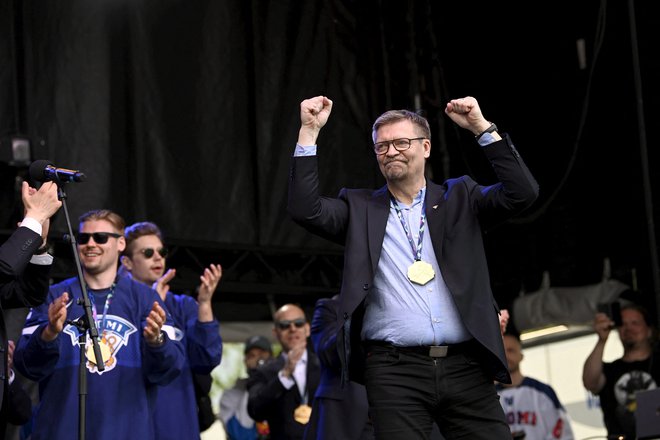 Veliko zaslug za uspehe finskih hokejistov ima nedvomno selektor Jukka Jalonen. FOTO: Emmi Korhonen/Reuters
