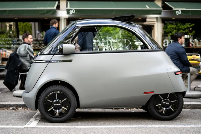 Vozilce, dolgo 2,5 metra, so pripravljali dolgo, vmes so zaradi sporov zamenjali koncept. FOTO: Micro Mobility
