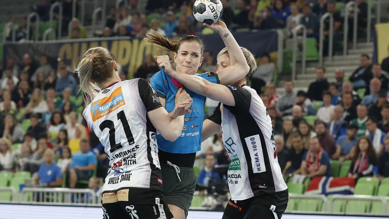 Ana Gros je blestela v Krimovem dresu. FOTO: Leon Vidic