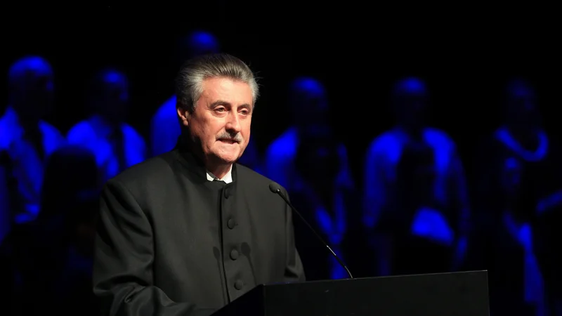 Fotografija: Geza Erniša, častni škof slovenske evangeličanske cerkve. FOTO: Regent Tadej