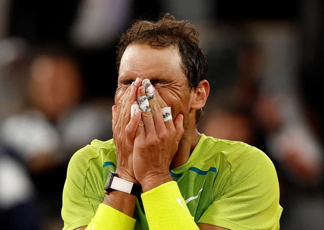 Rafael Nadal lovi 22. naslov za grand slam. FOTO: Gonzalo Fuentes/Reuters
