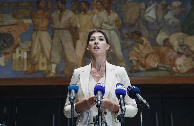Dominika Švarc Pipan, ministrica za pravosodje, je pohitela s kadrovskimi spremembami v pravosodju. FOTO: Jože Suhadolnik

