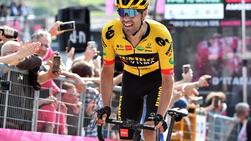 Fotografija: Tom Dumoulin bo dirkal le še do konca letošnje sezone. FOTO: Jennifer Lorenzini/Reuters
