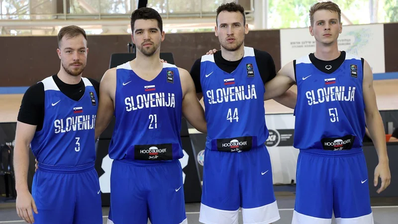 Fotografija: Slovenska reprezentanca v košarki 3x3 se je uvrstila na evropsko prvenstvo. FOTO: KZS