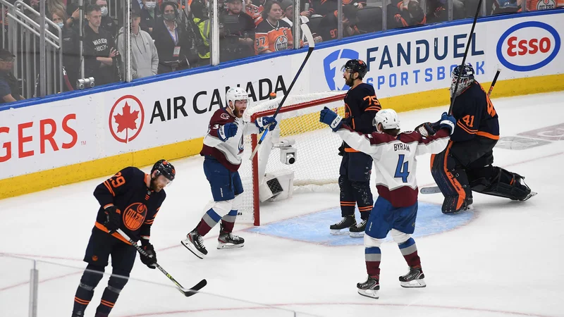 Fotografija: J.T. Compher je dosegel zmagoviti gol za Colorado. FOTO: Derek Leung/AFP