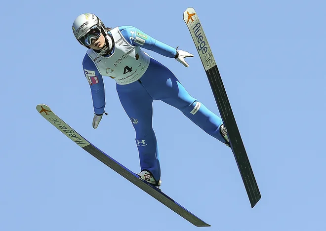 Jerneja Repinc Zupančič se je najbolje odrezala med dekleti. FOTO: Jože Suhadolnik/Delo
