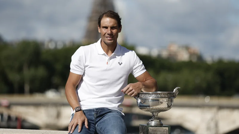 Fotografija: Rafael Nadal je kljub poškodbi v Parizu spet pokazal svojo moč. FOTO: Benoit Tessier/Reuters