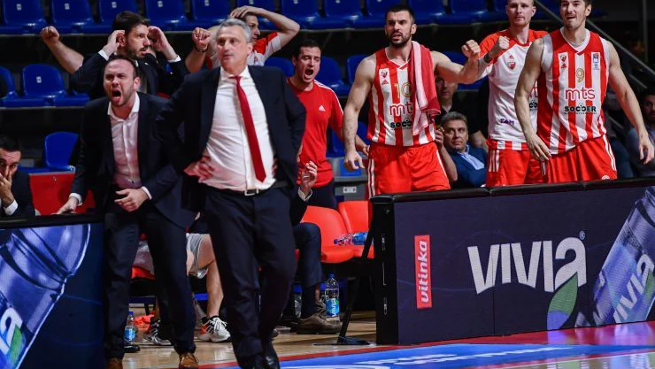 Fotografija: Pri Crveni zvezdi se veselijo nove lovorike. FOTO: Dragana Stjepanović/ABA League