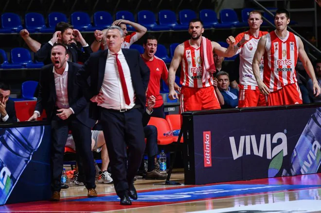 Pri Crveni zvezdi se veselijo nove lovorike. FOTO: Dragana Stjepanović/ABA League
