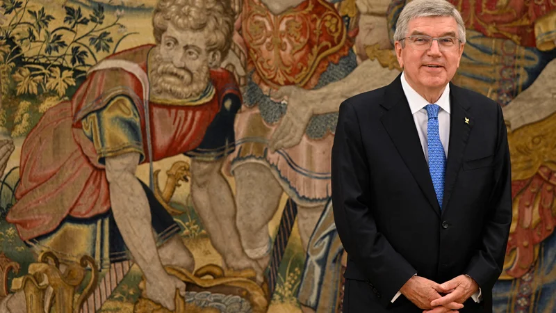 Fotografija: Predsednik olimpijskega komiteja Nemec Thomas Bach opozarja, da ni države na svetu, ki bi bila povsod priljubljena. FOTO: Pierre-philippe Marcou/AFP